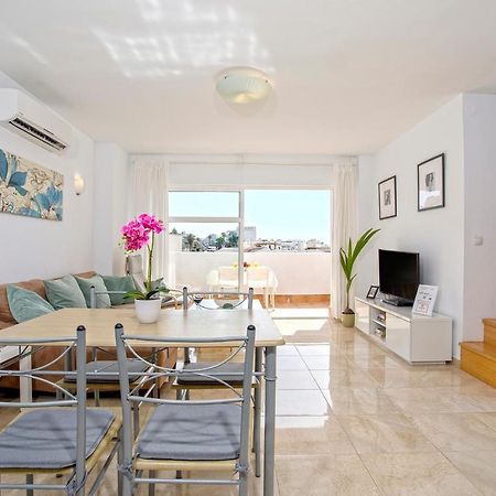 Appartamento Ático frente al mar - Vistas, piscina, terrazas, parking! Benalmádena Esterno foto