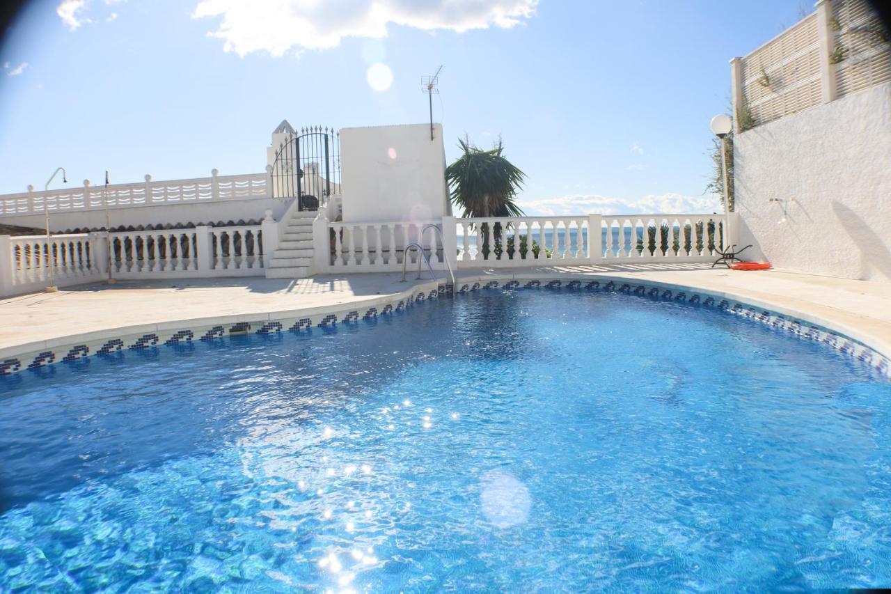 Appartamento Ático frente al mar - Vistas, piscina, terrazas, parking! Benalmádena Esterno foto