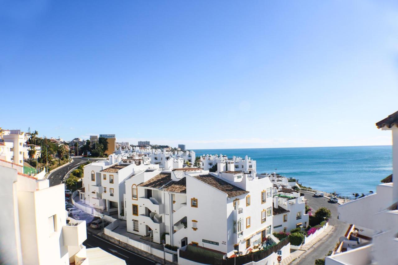 Appartamento Ático frente al mar - Vistas, piscina, terrazas, parking! Benalmádena Esterno foto
