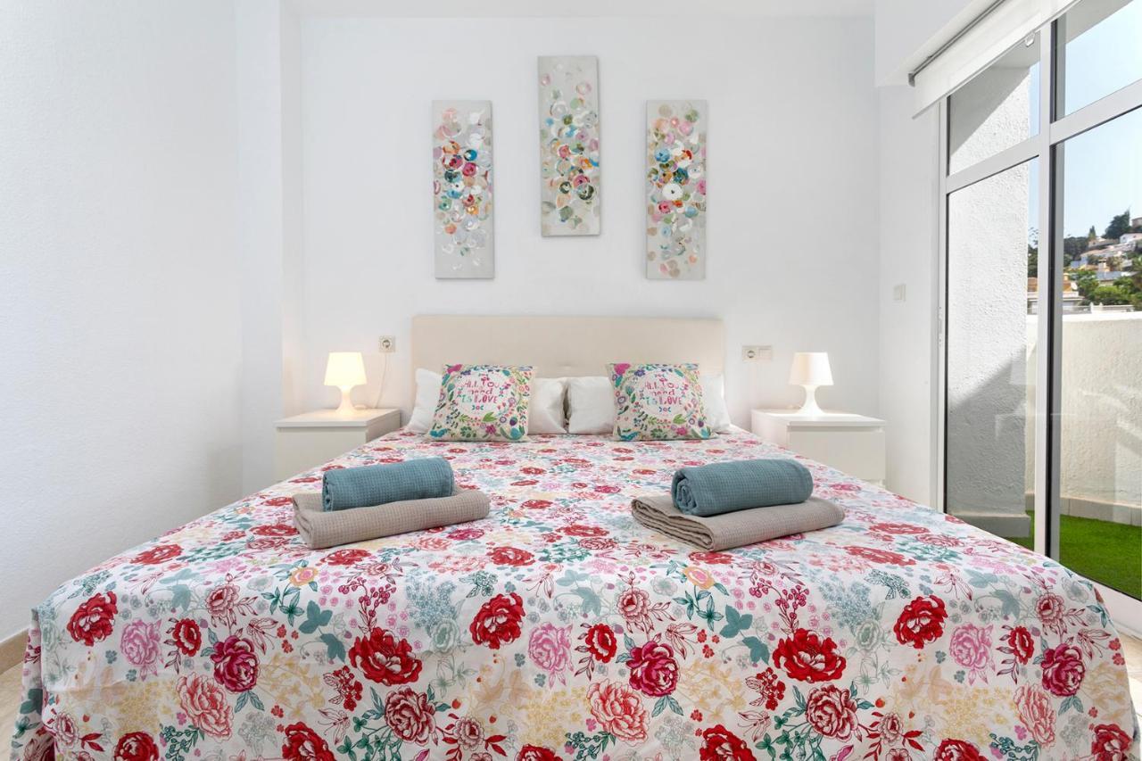 Appartamento Ático frente al mar - Vistas, piscina, terrazas, parking! Benalmádena Esterno foto